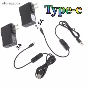 1 / 2 / 3 Cáp nối dài USB C cho Raspberry Pi 3 4 Công tắc nguồn USB Male sang Type C Male có công tắc bật / tắt Điện thoại Phụ kiện máy tính xách tay Đẹp