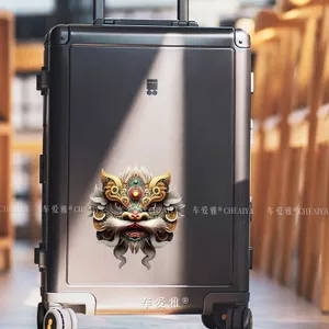 Quốc Gia Hợp Thời Trang Dán Xe Ô Tô Đầu Sư Tử Sáng Tạo Dán Xe Máy Tính Xách Tay Thân Kính Trầy Xước Chặn Miếng Dán Trang Trí Chống Thấm Nước 26.3.22