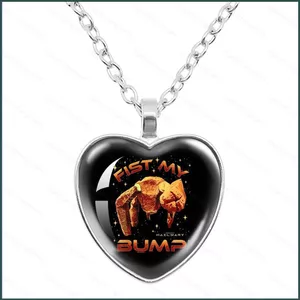 Dự án YT4 Hail Mary Rocky Grace Mặt dây chuyền hình trái tim Phụ kiện vòng cổ đá quý thời gian