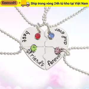 ESSENCEH Dây chuyền tình bạn Thời trang Người bạn thân nhất Froever Vòng cổ quà tặng đẹp