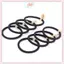 JRP 10 Chiếc Màu Dây Co Giãn Dây Buộc Tóc 4 Mm Thi Băng Đô Quấn Tóc Bé Gái JRP