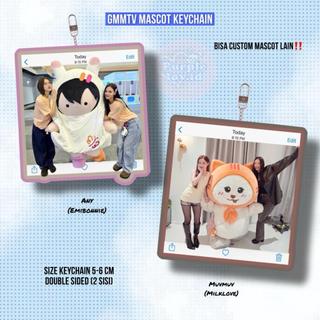 keychain keyring gantungan kunci gmmtv mascot polcasan permpoon domiia avocean paody gmmtv doll tiny doll dollkey tha