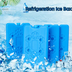 GIL Ice Pack, Water Fill Keep Fresh Cooling Pack, Làm mát lâu trôi Quạt điều hòa không khí có thể tái sử dụng Hộp pha lê đá
