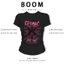 BOOM Áo Baby Tee Nữ Cotton Ôm Body-Áo Thun Ngắn Tay Y2K In Hình PhongCách Mùa Hè, Cổ Tròn Hàng Đầucách hàn quốc phong439