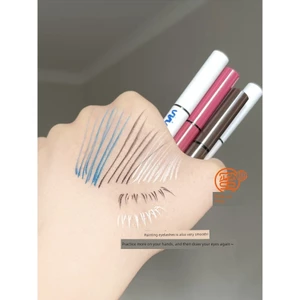 kẻ mắt bút kẻ bọng mắt 2 đầu bút kẻ mắt dạng chì Zhang Kaiyi xixi Eyeliner Fiber Brush Đầu mềm chống thấm nước lâu trôi Chống mồ hôi chống nhòe Người mới bắt đầu giả mặt