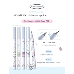 chuốt mắt mascara cọ kẻ mắt eyeliner kẻ mắt Hoa Lolia Bút Kẻ Mắt Đa Năng Bút Lỏng Chống Thấm Nước Không Dễ Dàng Mờ Nằm Siêu Chân Tơ Bút Gel Bút Đen Trắng Nâu
