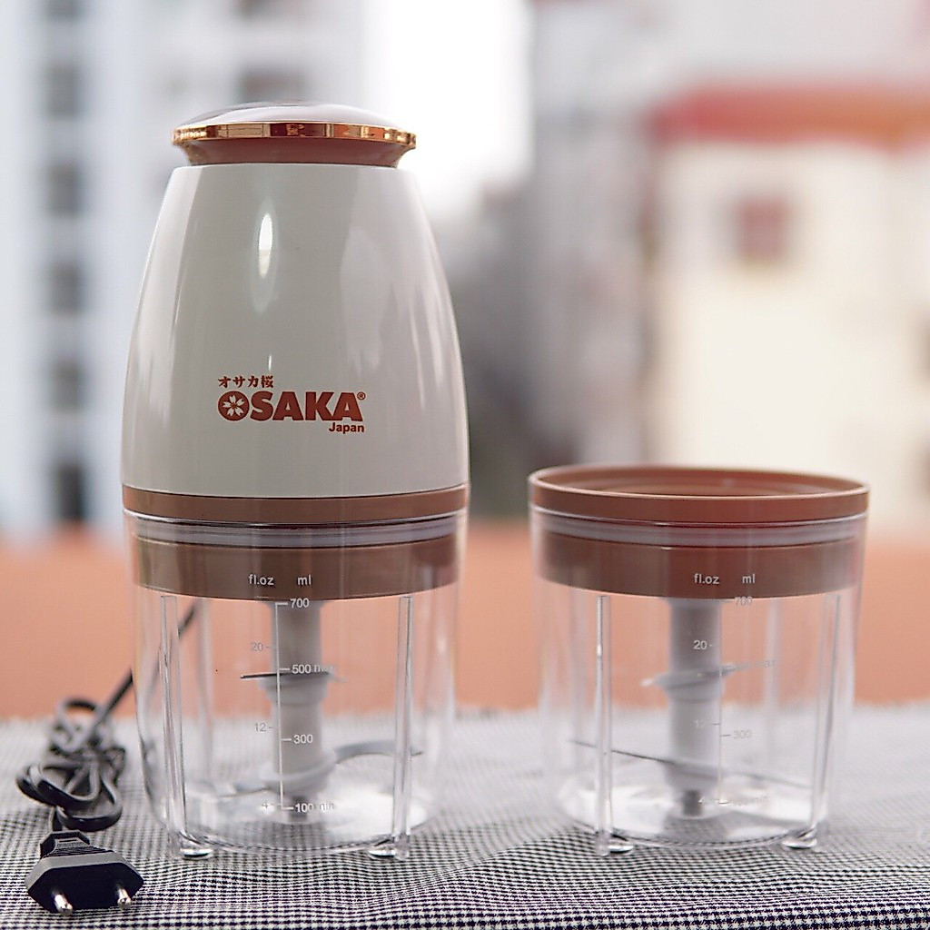 Máy Xay Đa Năng Osaka Nhật Bản - Máy Xay Sinh Tố Thịt Cao Cấp  Lưỡi Dao Lớn Không Gỉ