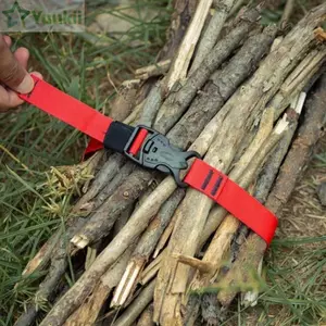 Thắt lưng chở hàng YUUKII, Thắt lưng có thể điều chỉnh bằng dây buộc, Thắt lưng khóa đàn hồi đa năng di động Cắm trại