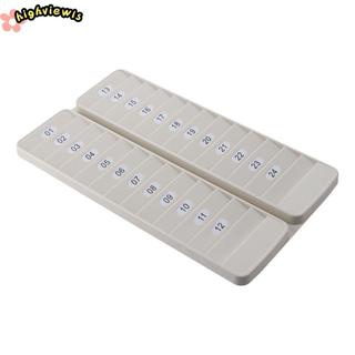Thẻ nhân viên HIGHVIEWLS, Loại thẻ nhựa 24 túi, Khe cắm hàng tồn kho Giá đỡ thẻ nhiều lớp treo tường Văn phòng
