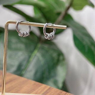 Bông tai nam nữ khuyên bấm
