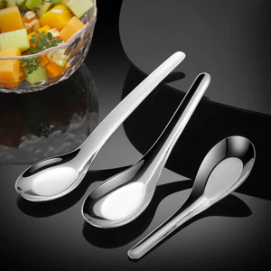 Muỗng inox dùng tại nhà, thìa ăn cho trẻ em, thìa súp dễ thương