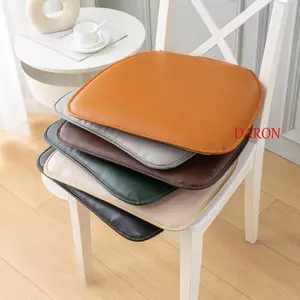 Đệm Ghế Da PU DARON D-Shape, Đệm Ghế Ăn Chống Thấm Nước Chống Bụi Bẩn, Bàn Dày Màu Trơn Chống Trơn Trượt Hiện Đại Thảm Nhà Hàng