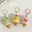 Móc khoá cây kem ice cream bằng len