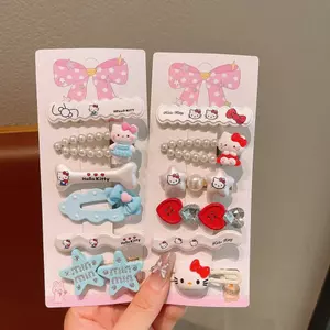 Kẹp Tóc Mùa Hè Kem Chấm Tóc Trẻ Em Dopamine Nổ Đám Mây Nhiều Màu Sắc Vỡ Mặt Dễ Thương Rỗng Ngọt Ngào Sóng