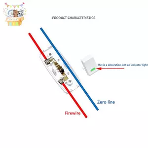 1 Công Tắc Đèn Cho Gia Đình Cổ Điển Trắng Nội Tuyến BẬT / TẮT Bàn Đầu Giường Đèn Để Bàn Dây Cáp Công Tắc Phụ Kiện Điện ELWW