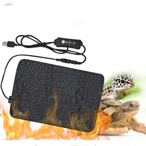 Chăn điện bò sát USB ZENZON, Tấm sưởi ấm thằn lằn chống thấm nước PU, Bộ điều khiển nhiệt độ sưởi ấm Tấm sưởi ấm thú cưng có thể điều chỉnh chống mài mòn Thảm sưởi ấm mùa đông