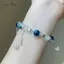 AqToCna Thanh Lịch Tinh Tế Trung Quốc Vòng Tay Pha Lê Nhiều Màu Sắc Gradient Hạt Dành Cho Nữ Tuyên Bố Thời Trang Độc Đáo Quà Tặng AqToCna
