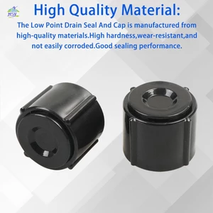 Con dấu nắp thoát nước 1 / 2 Inch Chất liệu ABS bền có khả năng chống ăn mòn cho xe giải trí