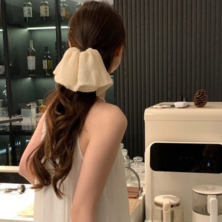 Hululu / Pháp Xếp Ly Kết Cấu Váy Đuôi Ngựa Kẹp Nửa Miếng Kẹp Tóc Đơn Giản Kẹp Tóc Cao Cấp Kẹp Tóc Sang Trọng Phụ Kiện Tóc