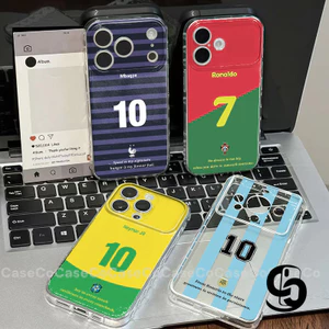 Ốp Lưng Cho Realme C65 C75 C71 C67 C63 C55 C53 C35 C15 C11 C25Y C33 C21Y C20 C21 Bìa in hình ngôi sao bóng đá