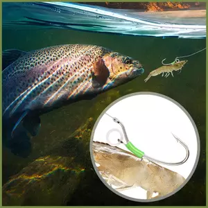 Bass Câu Cá 10 Miếng Phát Sáng Angling Giàn Khoan Dụng Cụ Cá Hồi Móc Câu Cá Cho Mèo Bass Crappie Kayaking kouvn