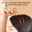 Máy mát xa đầu bạch tuộc bằng nhựa Meridian Cạo Bàn chải massage da đầu Châm cứu SPA Gua Sha Health Dụng cụ massage sâu [mới]