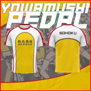 GC1 Yowamushi Bàn Đạp Jersey Áo Phông Cosplay Tay Ngắn Áo Trang Phục Tee Sohoku Shunsuke Imaizumi Croptop Áo Choppe
