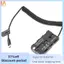Dây cáp nguồn USB Type C cuộn sang pin giả NP-F được giải mã cho máy quay Video màn hình Shinobi