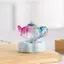 Ấm trà xoay bằng kính tráng men Trang trí mặt bàn thủ công sáng tạo Quà tặng lưu niệm tinh tế cho văn phòng tại nhà [VN]