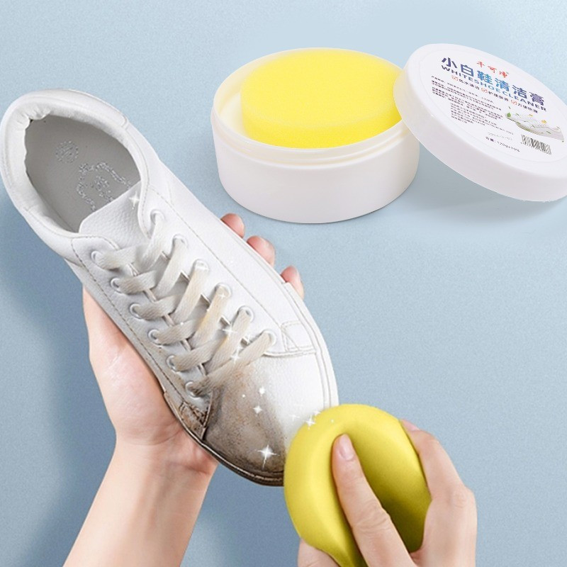 120g Kem làm sạch giày trắng / Chất tẩy trắng vết bẩn Sneaker / Chất tẩy vết bẩn đa chức năng