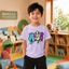 Áo ngắn tay bé trai mềm mại thấm hút mồ hôi Size 90-150 cho trẻ em từ 2-12 tuổi