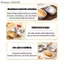{AKIN} Khuôn làm bánh mì hình bầu dục Chảo nướng hợp kim nhôm chống dính cho bánh phô mai Muffin Dụng cụ làm bánh nhà bếp {a}