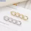 Bluelover Quần Áo Nữ Thổ Cẩm Dây Xích Mịn Thổ Cẩm Cho Nữ Ve Áo Pin Thắt Lưng Pin Thắt Lưng Bule DIY Quần Áo Phụ Kiện Mới