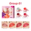 Son bóng trong suốt Dudu Lip Jelly Texture Lip Glaze Set Mirror Lip Cheek Dual-use Dưỡng ẩm Dưỡng ẩm Dễ màu Li