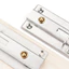 Thép không gỉ Tự Động Pin Nút Đồng Tự Đàn Hồi 10cm 13cm Mở Pin Dày Dẹt Vòng Tay Hai Chiều Cửa Lò Xo Pin 6.28 QYKN
