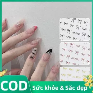Trong kho dán móng tay nghệ thuật-đề can tự dính siêu mỏng cho phụ nữ. COD
