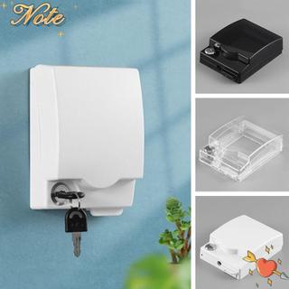 Vỏ bảo vệ công tắc NOTE1, Hộp chống nước ổ cắm có thể khóa 86 loại, Nguồn cung cấp ổ cắm điện Hộp nhựa chống văng tự dính