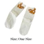 Tất Cotton BORAGETE, Tất Ống Giữa Trứng Mèo Ba Chiều, Thoải Mái Mềm Mại Hoạt Hình Hút Mồ Hôi Cặp Đôi Tất Mặc Thường Ngày