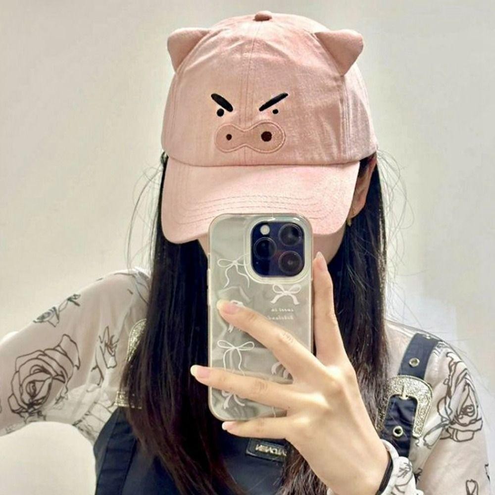 Mũ bóng chày Crayon Shin Chan - Mũ Cotton đa năng phong cách Hàn Quốc