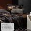 Bộ chăn ga gối gấm cao cấp mềm mại 4 món vỏ chăn MemMinBedding Luxury hoa văn nổi bật sang trọng - L41636