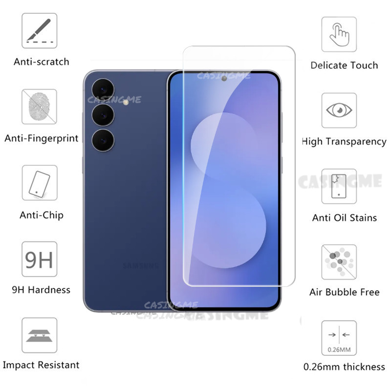 Samsung S25 FE 2025 Kính cường lực full màn hình/lưng/camera cho Galaxy S25 FE/S25/S25+/S25 Ultra 4G 5G