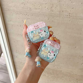 Beimu Cat Puppy cho AirPods 1 / 2 3 Pro Pro2 Pro3 Airpod4 Bộ tai nghe Vỏ bảo vệ Bluetooth không dây AirPods pro2 Pro3 3 4 Vỏ bảo vệ tai nghe