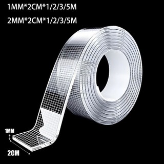 Keo dán hai mặt siêu cứng ROOMYCO, Băng dính lưới có thể tháo rời 1 / 2mm, Dải băng không dấu vết được nâng cấp chống thấm nước