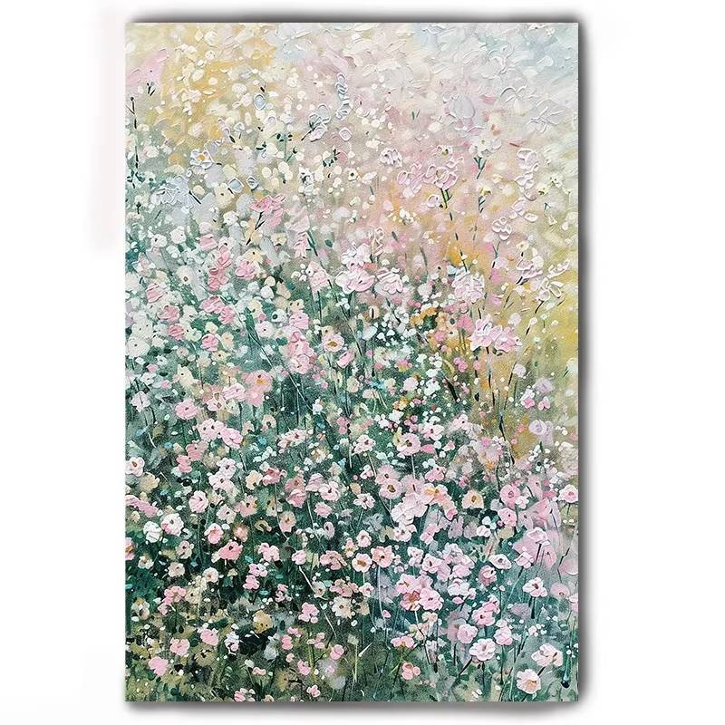 Monet sống động thiên nhiên phong cảnh màu sắc tươi sáng mùa xuân đài phun nước hoa hồng vườn áp phích nhà hiện đại tường nghệ thuật tranh canvas