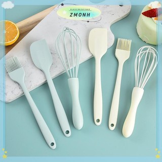 ZMONH 3 Bộ Nướng Bánh Thực Phẩm Silicon Chịu Nhiệt Kem Cạp Trứng Đánh Mỡ Bàn Chải Nhà Bếp Bánh Nướng Dụng Cụ