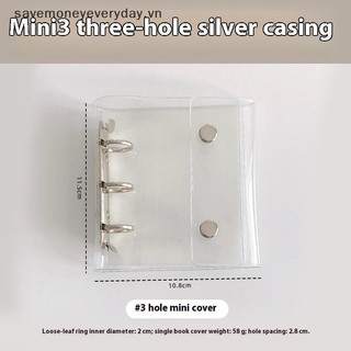 [savemoneyeveryday] Nail Art Piece Sách lưu trữ móng tay giả Khóa đôi 3 lỗ Thẻ Clip Bảng trưng bày Sách lưu trữ Album đơn giản DIY [vn]