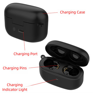 Hộp sạc tai nghe có cáp cho Sony LinkBuds S Hộp sạc tai nghe không dây có thể ghép nối với tai nghe