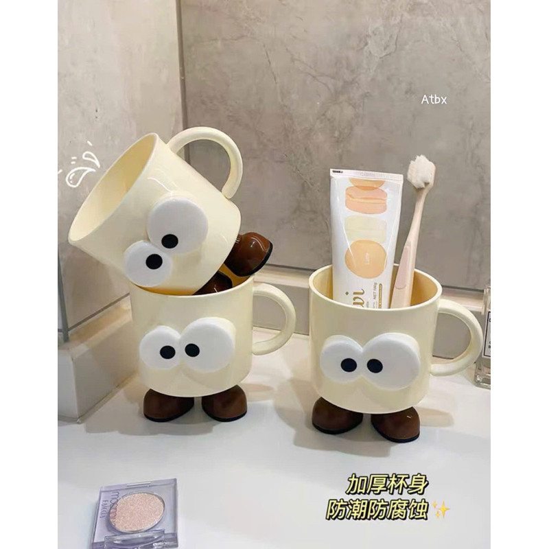 ly nhựa uống nước, cốc đánh răng hình đôi mắt cute 🌸 tuyển sỉ🌸