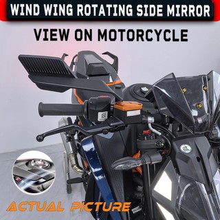 Gương Rizoma SM1 - Stealth Naked Max Cho SH / Vespa / PG1 / XSR / CB / Z1000 / Duke 790 / Ducati Mặt Kính Trắng Góc Rộng