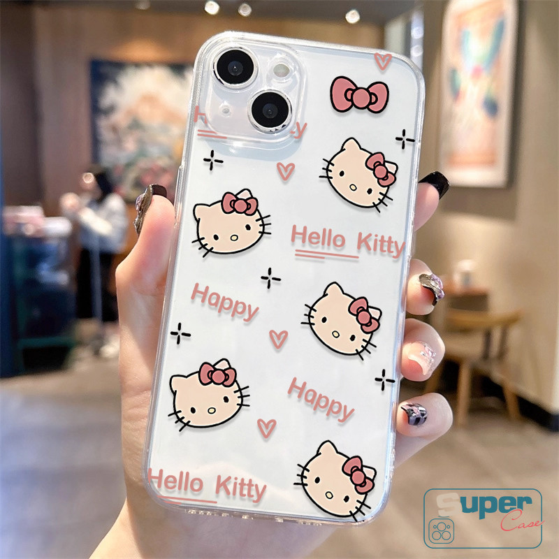 Ốp Lưng Samsung A16 A13 A06 A05s A14 A56 A50s A12 A35 A34 A05 A50 A25 A52 A21s A26 A11 A32 A20s A03s A24 A53 A15 A03 A54 A04 A36 Thời Trang Ngọt Ngào Bảng Chữ Cái Hello Kitty Mềm